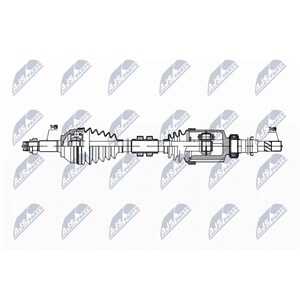 Drivaxel Nissan Qashqai / Qashqai +2 I (j10, Nj10, Jj10e), framax - nissan qashqai / qashqai +2 i - OE 39100-BB22B