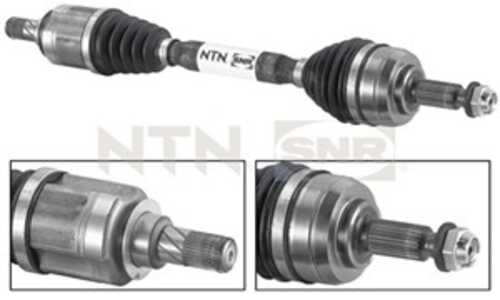 Drivaxel Renault Captur I (j5_, H5_), framaxel vänster Snr DK55.0 - renault captur i - OE 391010433R