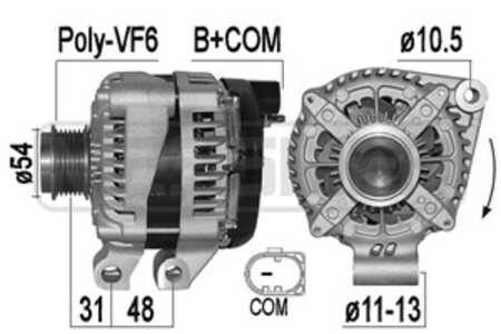 Generator, land rover discovery iv, range rover iv, range rover sport ii, CPLA 10300 BD, CPLA 10300 BE, LR0 34014, LR0 54993