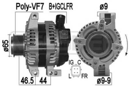 Generator, honda cr-v iii, 31100-RFW-G01, 31100-RFW-G51, CSJ14, CSJ15