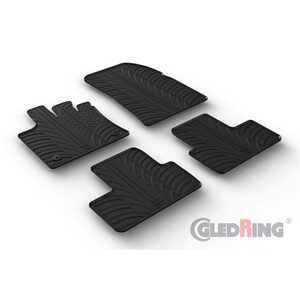 Gummimatta kupé Renault Captur II, Fram och bak Gledring GL 0028 - mitsubishi asx, renault captur ii