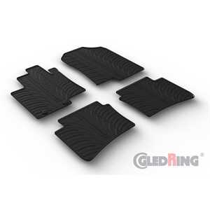 Gummimattor Hyundai Bayon 2021-, Fram och bak Gledring GL 0421 - hyundai bayon
