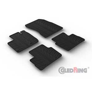 Gummimattor Nissan Qashqai III (J12) 2021-, Fram och bak Gledring - nissan qashqai iii