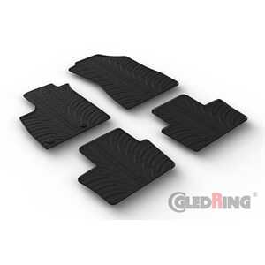 Gummimattor Renault Austral MHEV 2022- (T profile 4-pieces), Fram - renault austral