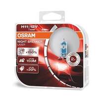 Halogenlampa OSRAM NIGHT BREAKER LASER H11 PGJ19-2, passar många modeller