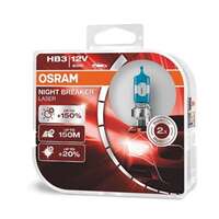 Halogenlampa  OSRAM NIGHT BREAKER LASER HB3 P20d, passar många modeller