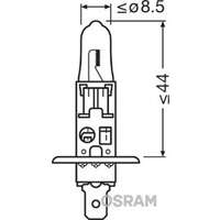 Halogenlampa OSRAM NIGHT BREAKER SILVER H1 P14,5s, passar många modeller