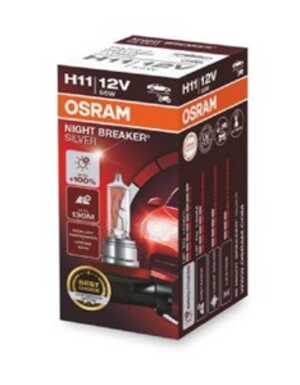 Halogenlampa OSRAM NIGHT BREAKER SILVER H11 PGJ19-2, passar många modeller
