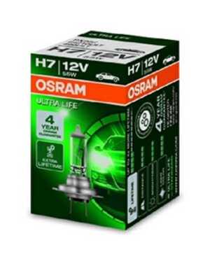 Halogenlampa OSRAM ULTRA LIFE H7 PX26d, passar många modeller