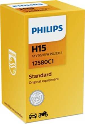 Halogenlampa PHILIPS H15 PGJ23t-1, passar många modeller, YY04516811900