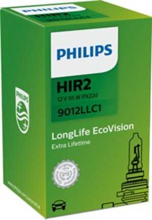 Halogenlampa PHILIPS LongLife Hir2 PX22d, passar många modeller