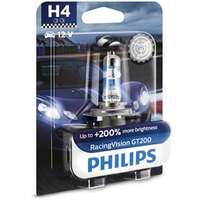 Halogenlampa  PHILIPS RacingVision GT200 H4 P43t-38, passar många modeller, 000 544 9094, 000000 000374, 025816, 030005050038, 072601 01