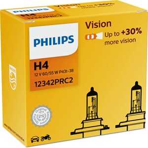 Halogenlampa  PHILIPS Vision H4 P43t-38, passar många modeller, 000 544 9094, 000000 000374, 025816, 030005050038, 072601 01280