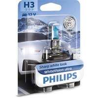 Halogenlampa PHILIPS WhiteVision ultra H3 PK22s, passar många modeller, 00550 42962, 030074, 07 11 9 978 391, 072601 012290, 1 028 679,