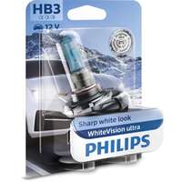 Halogenlampa  PHILIPS WhiteVision ultra HB3 P20d, passar många modeller, 000 9947 274, 1 382 495, 63 12 1 382 495, XR812420, YY045005635