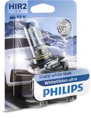 Halogenlampa PHILIPS WhiteVision ultra HIR2 PX22d, passar många modeller
