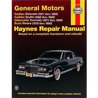 Haynes Reparationshandbok, Gm: Eldorado, Seville, Deville, Universal, 38030