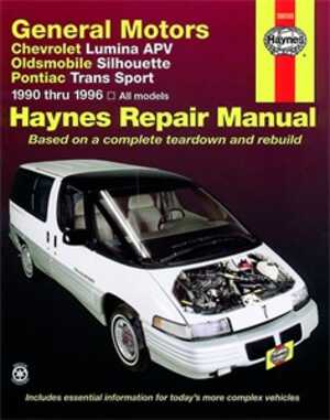 Haynes Reparationshandbok, Gm: Lumina Apv, Trans Sport, Universal, 38035, 9781563925030