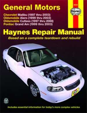 Haynes Reparationshandbok, Gm: Malibu, Alero, Cutlass, Universal, 38026