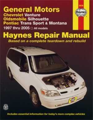 Haynes Reparationshandbok, Gm: Venture, Trans Sport, Universal, 38036, 9781563926365