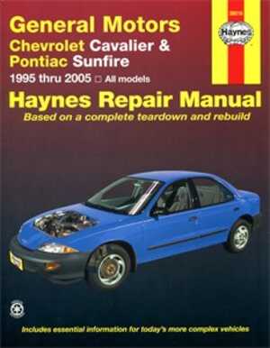 Haynes Reparationshandbok, Gm: Chevrolet Cavalier & Sunfire, Universal, 38016