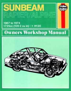 Haynes Reparationshandbok, Sunbeam Alpine, Rapier & H120, Universal, 0051