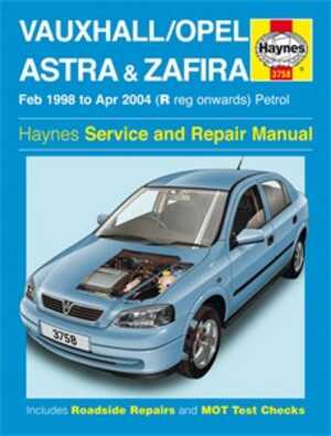 Haynes Reparationshandbok, Vauxhall/opel Astra & Zafira, Universal, 3758