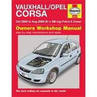 Haynes Reparationshandbok, Vauxhall/opel Corsa, Universal, 4079