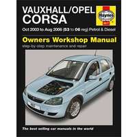 Haynes Reparationshandbok, Vauxhall/opel Corsa, Universal, 4617