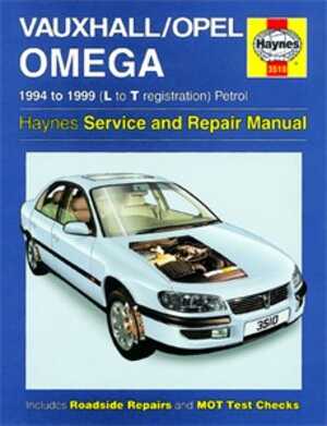 Haynes Reparationshandbok, Vauxhall/opel Omega Petrol, Universal, 3510, 9781859605103