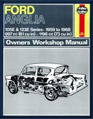 Haynes Reparationshandbok, Ford Anglia, Universal, 0001