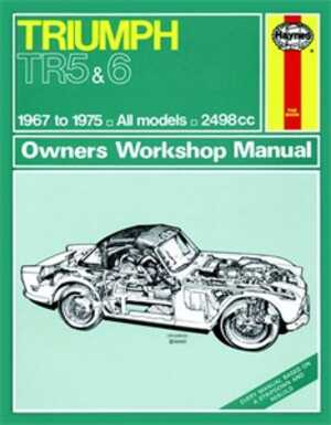 Haynes Reparationshandbok, Triumph Tr5 & 6, Universal Haynes 0031 - 174751 - OE 0031