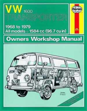 Haynes Reparationshandbok, Vw Transporter 1600, Universal, 0082