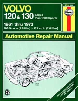 Haynes Reparationshandbok, Volvo 120 & 130 Series (& P1800), Universal, 0203