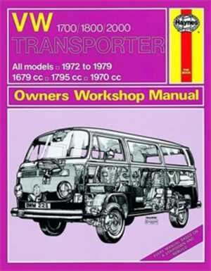 Haynes Reparationshandbok, Vw Transporter 1700, 1800 & 2000, Universal, 0226