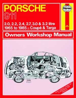 Haynes Reparationshandbok, Porsche 911, Universal, 0264, 80020