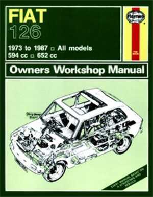 Haynes Reparationshandbok, Fiat 126, Universal, 0305