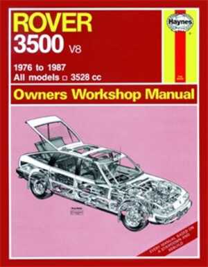 Haynes Reparationshandbok, Rover 3500, Universal, 0365