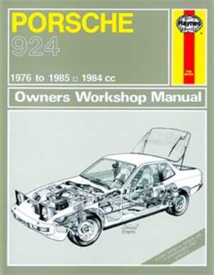 Haynes Reparationshandbok, Porsche 924 & 924 Turbo, Universal, 0397