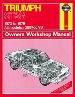 Haynes Reparationshandbok, Triumph Stag, Universal Haynes 0441 - 174792 - OE 0441