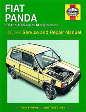 Haynes Reparationshandbok, Fiat Panda, Universal, 0793