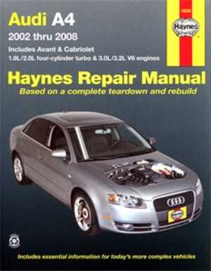 Haynes Reparationshandbok, Audi A4, Universal, 15030
