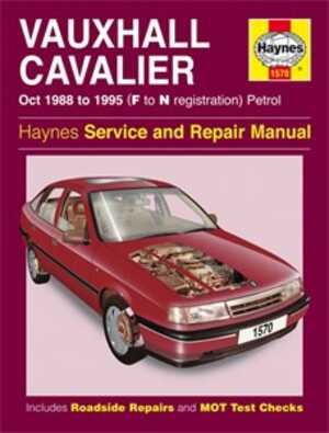 Haynes Reparationshandbok, Vauxhall Cavalier Petrol, Universal, 1570