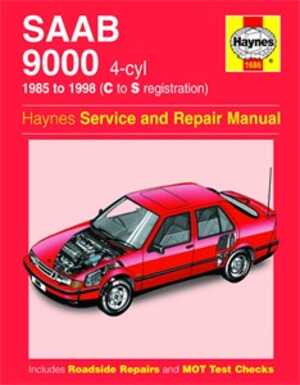 Haynes Reparationshandbok, Saab 9000 (4-cyl) Haynes 1686 - 174844 - OE 1686