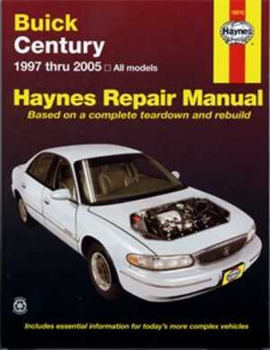 Haynes Reparationshandbok, Buick Century, Universal Haynes 19010 - 174856 - OE 19010