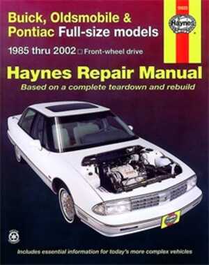 Haynes Reparationshandbok, Buick, Oldsmobile & Pontiac, Universal, 19020