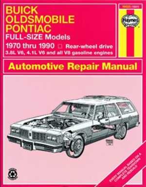 Haynes Reparationshandbok, Buick, Oldsmobile & Pontiac Rwd, Universal, 19025