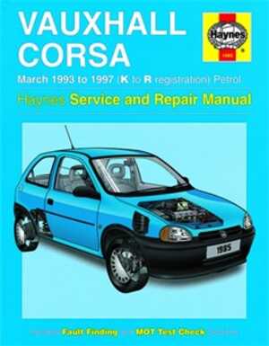 Haynes Reparationshandbok, Vauxhall Corsa Petrol Haynes 1985 - 174863 - OE 1985