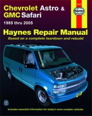 Haynes Reparationshandbok, Chevrolet Astro & Gmc Safari Haynes 24 - 174865 - OE 24010