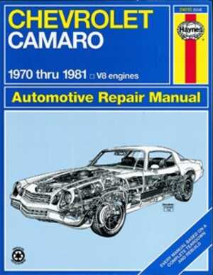 Haynes Reparationshandbok, Chevrolet Camaro, Universal, 24015